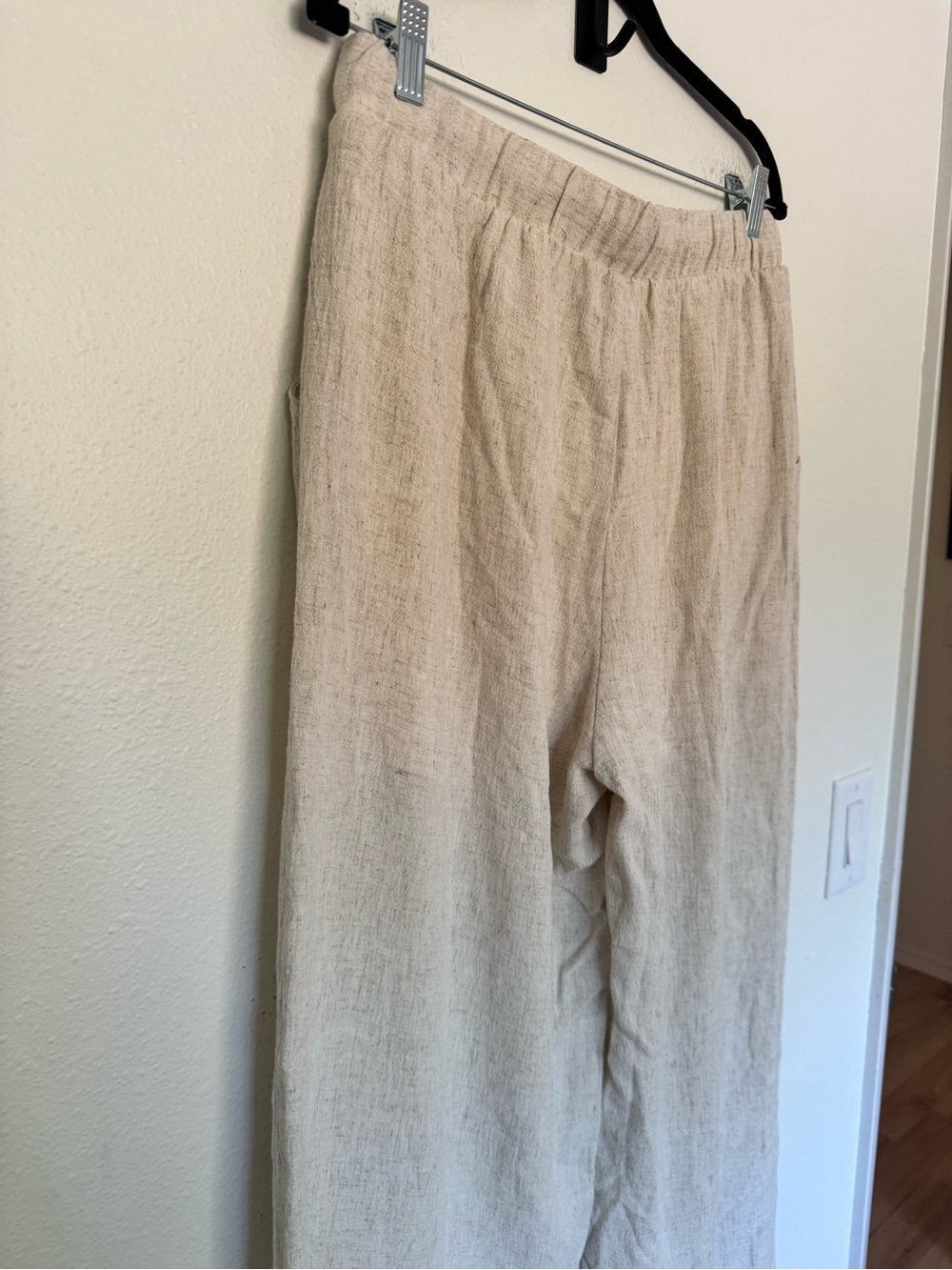 NEW Baltic Born Sparrow Linen Blend Pants Relaxed Tan Size XL NWT - Picture 4 of 8